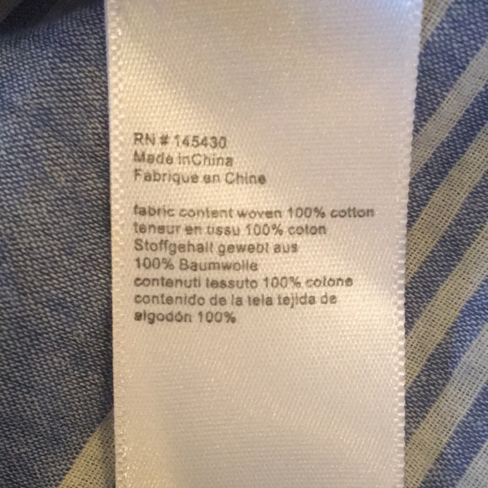 Lilli’s Closet Striped Buttondown Blouse - Picture 12 of 13